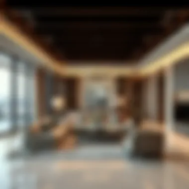 Elegant Living Space at Talia Luxurious interior design of a living space in Talia