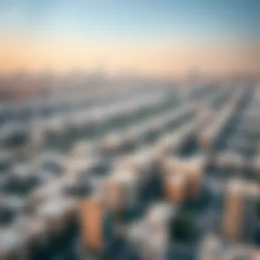 A Detailed View of Dubai's Residential Landscape Overview of Dubai skyline with residential properties