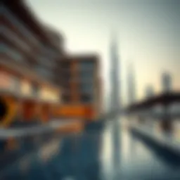 Luxurious architectural design showcasing Dubai skyline