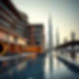 Dubai's Architectural Marvels Luxurious architectural design showcasing Dubai skyline