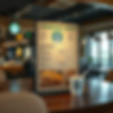 Starbucks menu featuring local flavors and adaptations