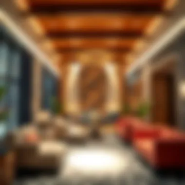 Luxurious Amenities Inside the Fab Building Interior amenities of the Fab Building highlighting luxury and comfort