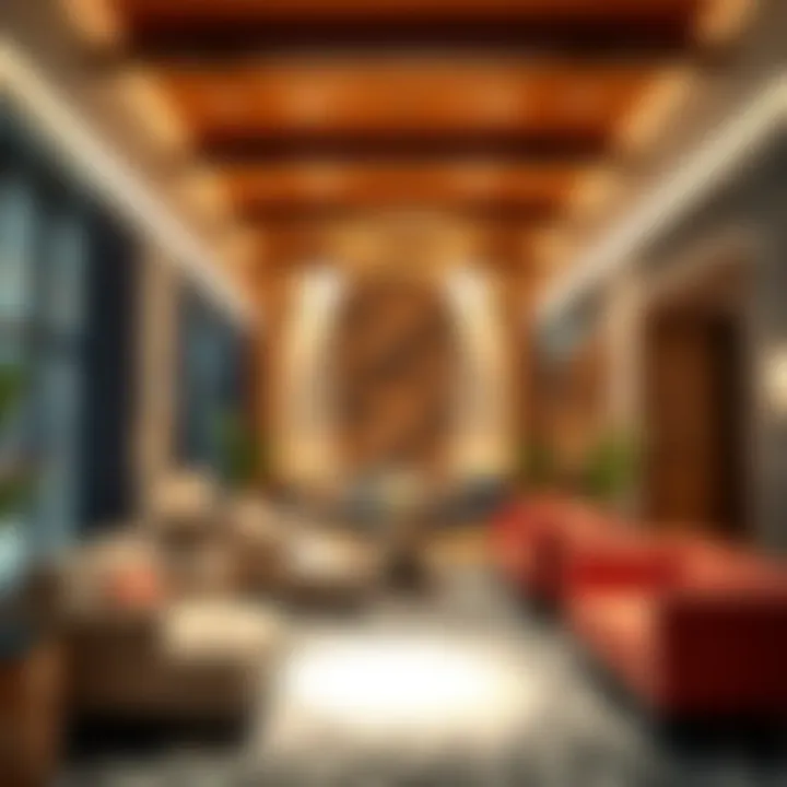 Luxurious Amenities Inside the Fab Building Interior amenities of the Fab Building highlighting luxury and comfort