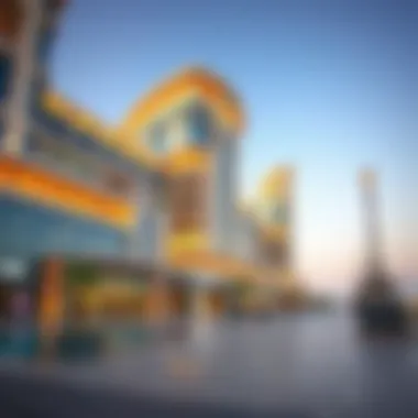 Architectural Marvel of The Grand Outlet Stunning architectural view of The Grand Outlet Business Bay