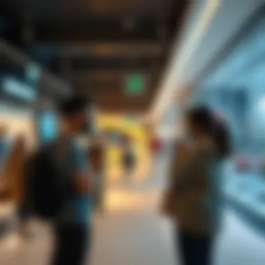 Unique Visitor Experiences at The Grand Outlet Visitors enjoying unique experiences at The Grand Outlet Business Bay