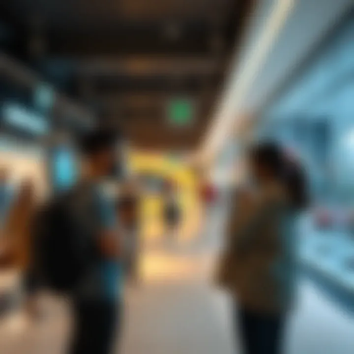 Unique Visitor Experiences at The Grand Outlet Visitors enjoying unique experiences at The Grand Outlet Business Bay