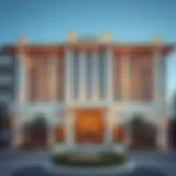 The Ivory Hotel: A Modern Architectural Marvel Luxurious exterior view of The Ivory Hotel showcasing modern architecture