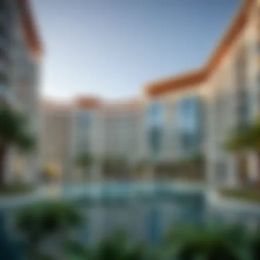 Stunning architectural design of The Oasis Dubai showcasing modern luxury