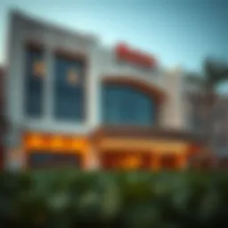 Exterior view of The Roxy Cinemas showcasing its architectural elegance