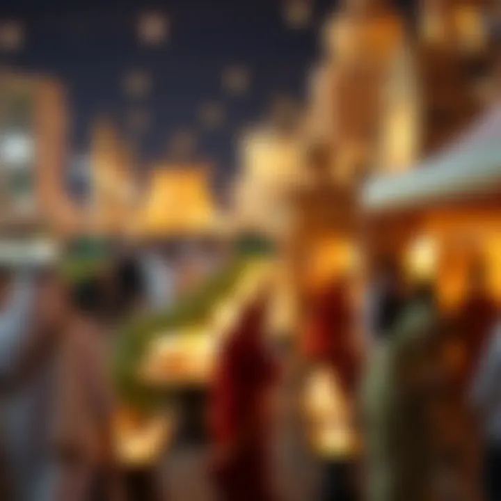 Cultural Festival Embracing Ramadan's Spirit Cultural festival showcasing diverse traditions