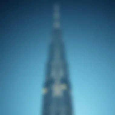 Architectural Detail of Sky Tower Dubai Architectural detail of the Sky Tower Dubai