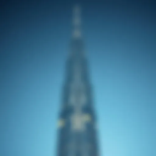 Architectural Detail of Sky Tower Dubai Architectural detail of the Sky Tower Dubai