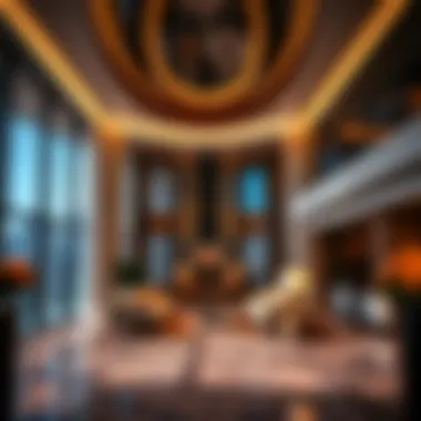 Luxurious Interior of Sky Tower Dubai Luxurious interior design of Sky Tower