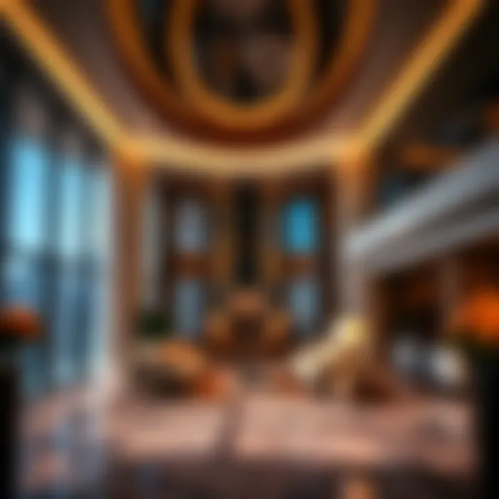 Luxurious Interior of Sky Tower Dubai Luxurious interior design of Sky Tower