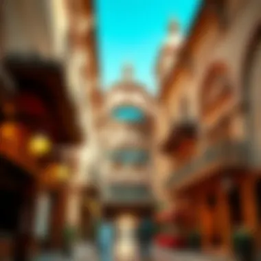 Traditional Architecture of Spice Souk Intricate architecture of the Spice Souk showcasing traditional design