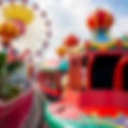 Colorful attractions at IMG World