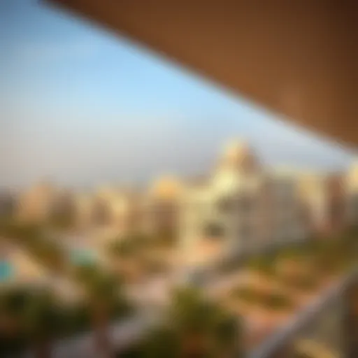 Aerial view of Tilal Al Furjan showcasing its architectural design