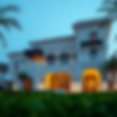 Exquisite Villa Design in Tilal Al Ghaf Elegant architectural design of a luxury villa