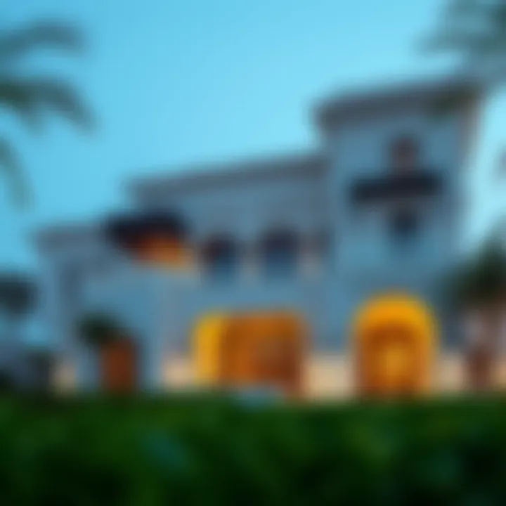 Exquisite Villa Design in Tilal Al Ghaf Elegant architectural design of a luxury villa