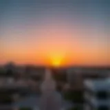 Breathtaking Sunset at Tilal Al Ghaf Majestic sunset view over Tilal Al Ghaf community