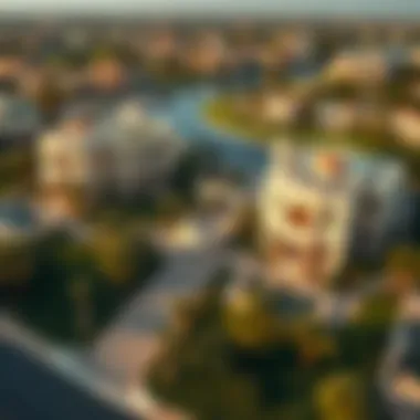 Aerial View of Trump Estates Aerial view of Trump Estates showcasing luxury villas