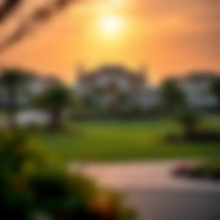 Stunning Landscape and Amenities Landscape and amenities surrounding Trump Estates