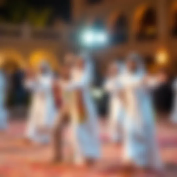 Cultural dance performance showcasing Emirati heritage