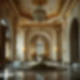 Interior view showcasing the ornate design of the UAE Palace
