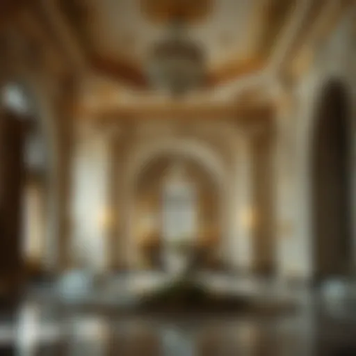 Interior view showcasing the ornate design of the UAE Palace