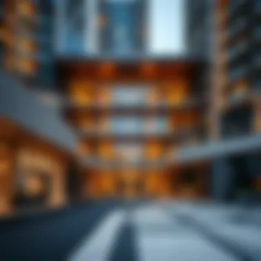 Architectural Marvels of Al Nahda Tower Architectural details showcasing the modern design of Al Nahda Tower
