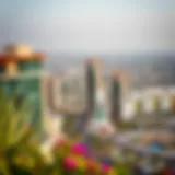 A panoramic view of Al Warsan showcasing its modern architecture and vibrant community