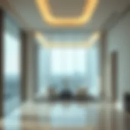 Elegant closed partition showcasing modern design