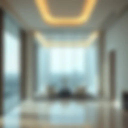 Elegant closed partition showcasing modern design