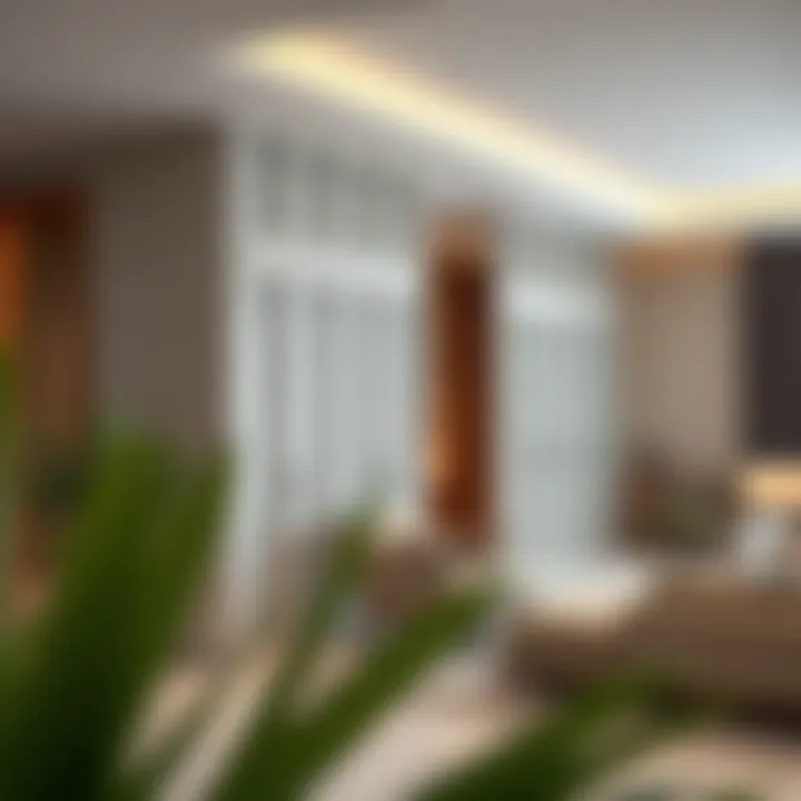 Functional layout featuring closed partitions in a residential space