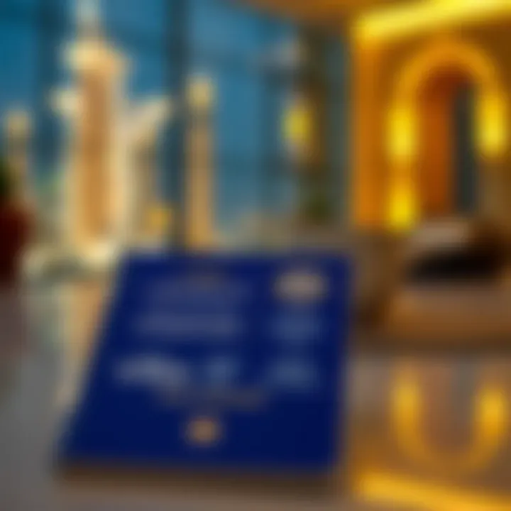 Illustration of different visa types