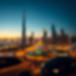 Overview of Dubai's vibrant skyline
