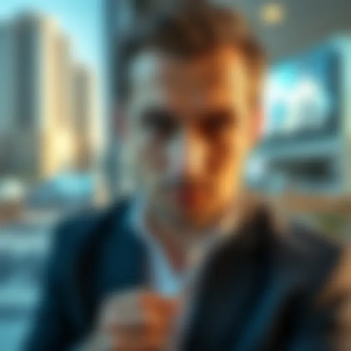 A legal expert reviewing real estate regulations