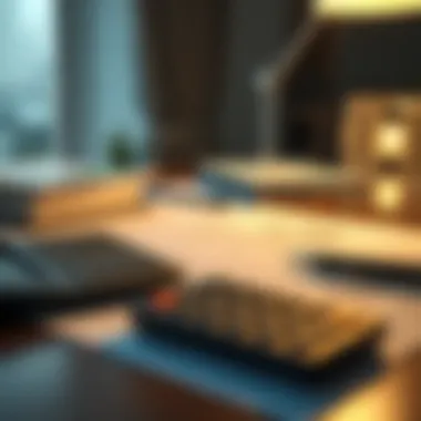 Calculator and financial documents on a desk