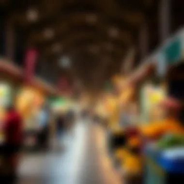 Vibrant Local Markets Local markets bustling during the public holiday season