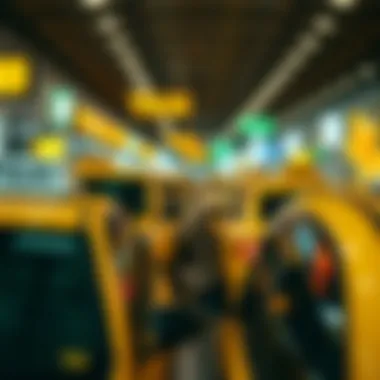 Diverse Taxi Choices from Dubai Airport Various taxi options available at Dubai International Airport