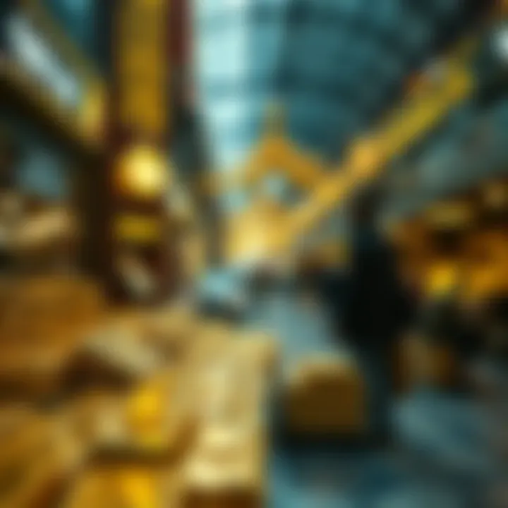 Gold Trading Market in Dubai Market scene in Dubai highlighting gold trading