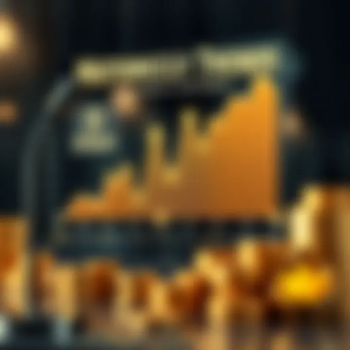 Historical Trends of Gold Prices Chart illustrating historical trends of gold prices