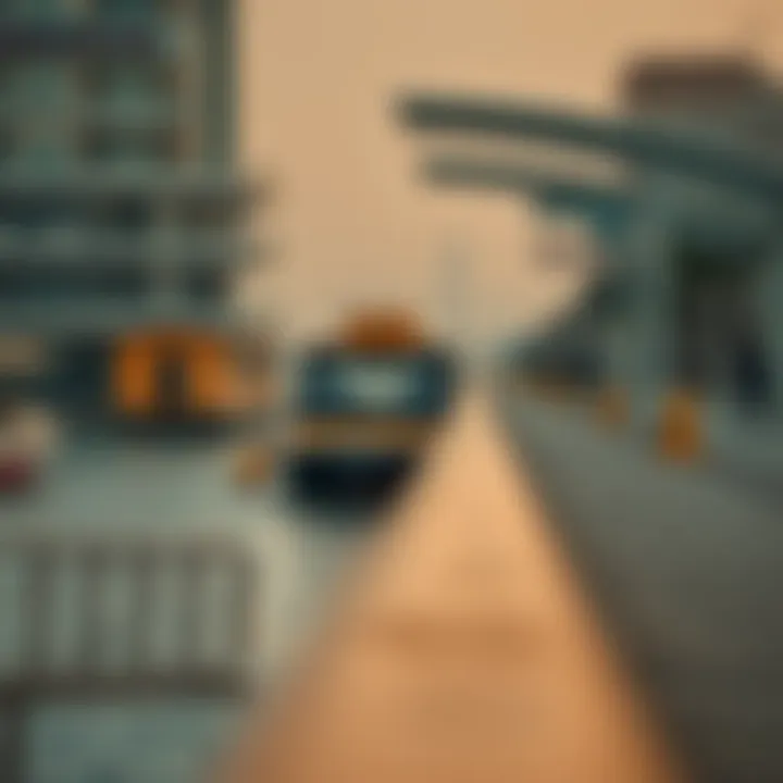 RTA Boat Taxi Terminal RTA Boat Taxi at a bustling waterfront station