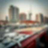 Luxury Boat Taxi in Dubai Luxury boat taxi navigating Dubai waters