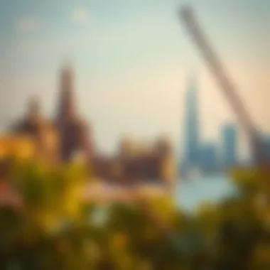 Cultural landmarks representing global diversity