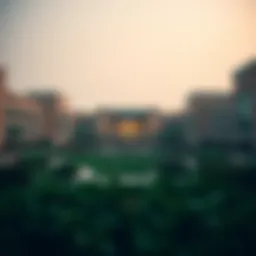 Stunning campus view of a leading university in Dubai