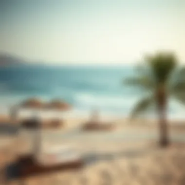 Serene Beach for Relaxation A picturesque beach scene in a destination accessible without a visa