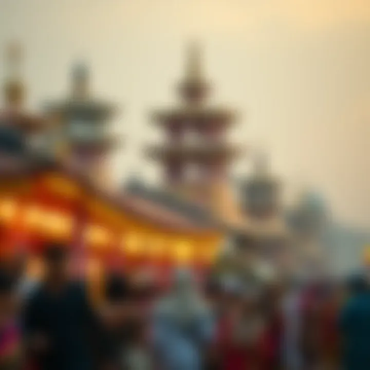A cultural festival showcasing local traditions in a visa-free destination